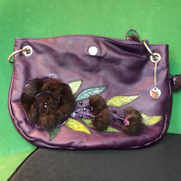 Tosca Blu Leather Italian Purse - Picture 4 of 16